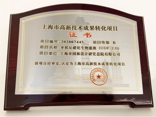 我院兩項成果喜獲上海市高新技術成果轉化項目認定